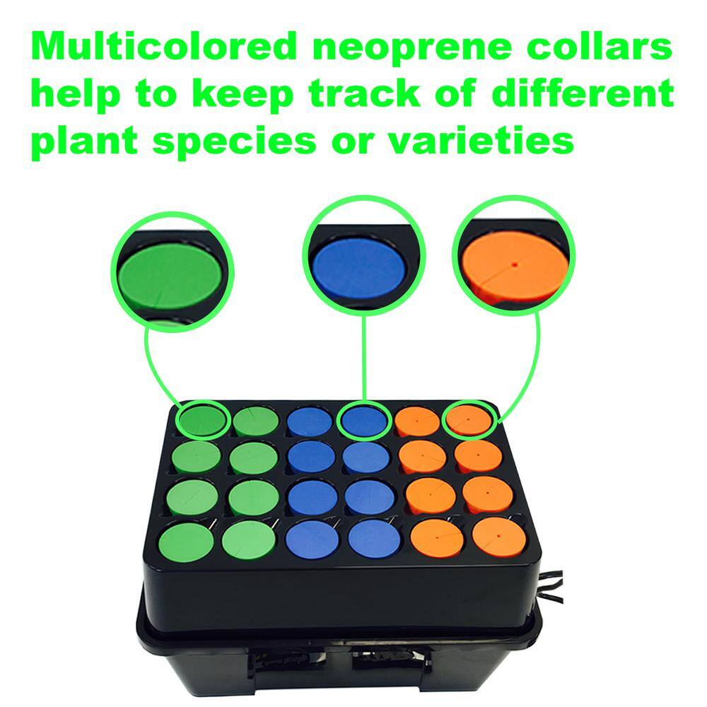 Viagrow 24-Site Black Aeroponic Clone Machine