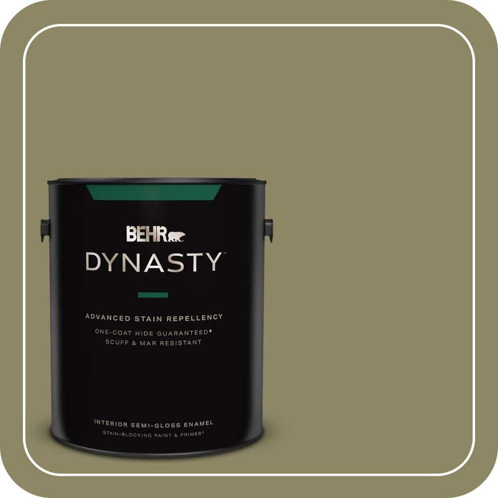 1 gal. #PPU9-23 Oregano Spice Semi-Gloss Enamel Interior Stain-Blocking Paint & Primer price history on PriceWatchPro