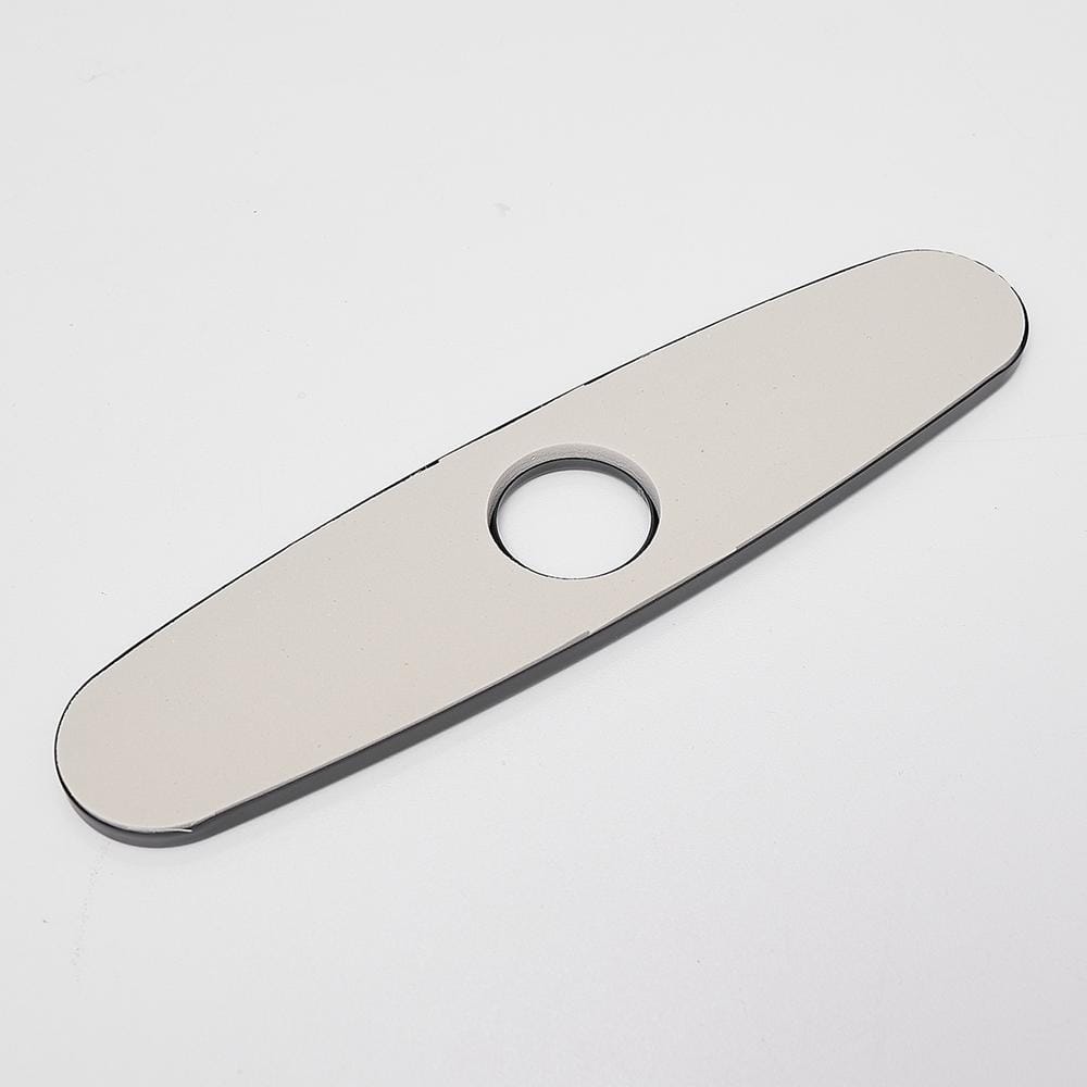 iVIGA VCC08B 10-Inch Escutcheon Hole Covers In Stainless Steel , Suitable For 1 Or 3-Hole Bathroom Or Kitchen Sink Faucets