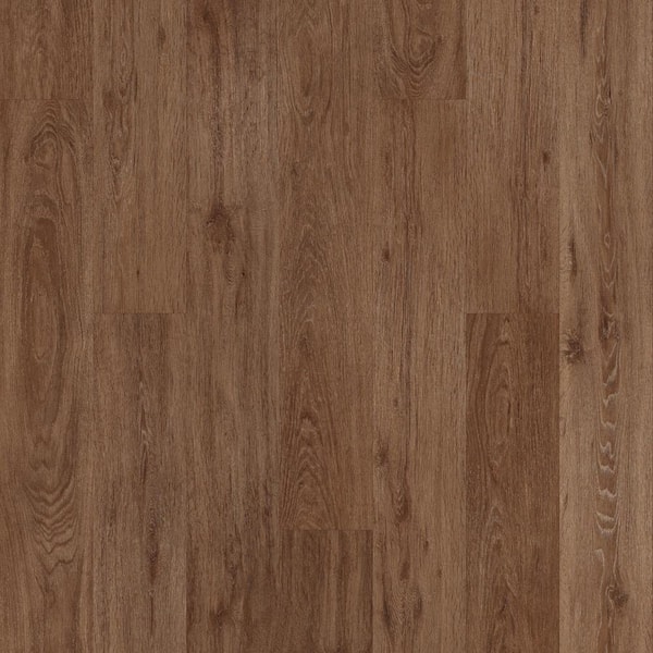 Take Home Sample - Elite Chocolate Oak 20 Mil T x 7 in. W x 8 in. L Click Lock Waterproof Lux Vinyl Plank Flooring