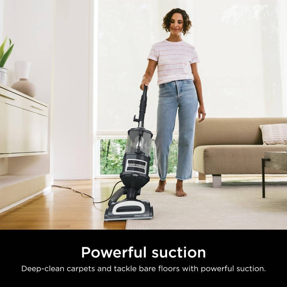 Shark Navigator Lift-Away DLX Bagless, Corded, Upright Vacuum Cleaner with Detachable Canister and HEPA Filter for Pet Hair UV440