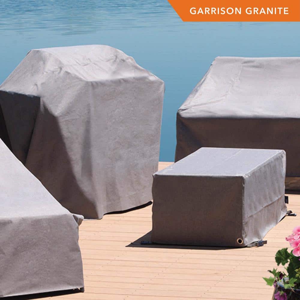 Granite Gray Waterproof Modern Umbrella Cover