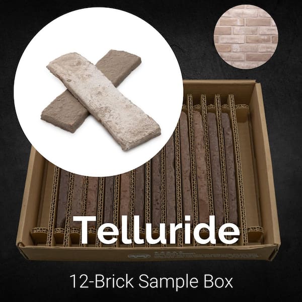 Sample Box Telluride Thin Brick 7.625 in. x 2.25 in. x 0.5 in.
