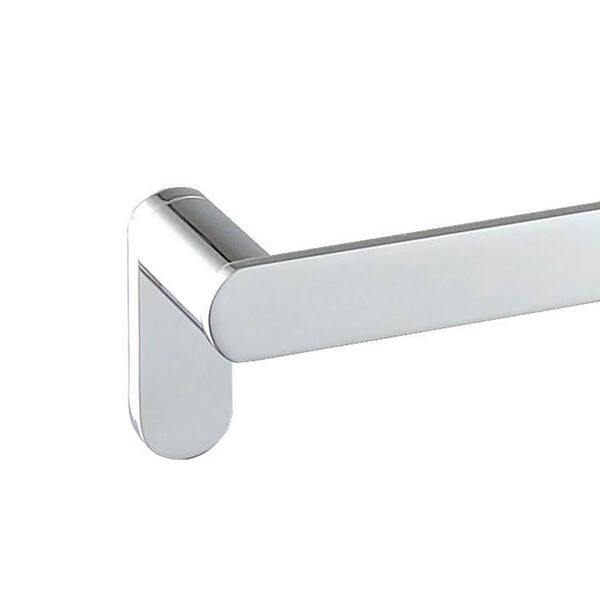 MODONA Oval 24 in. Towel Bar in Polished Chrome