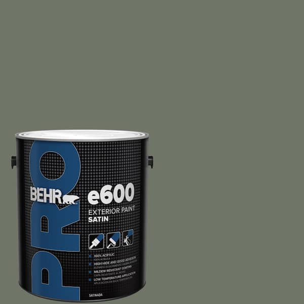 BEHR PRO 1 gal. #BXC-72 Evergreen Trail Satin Exterior Paint