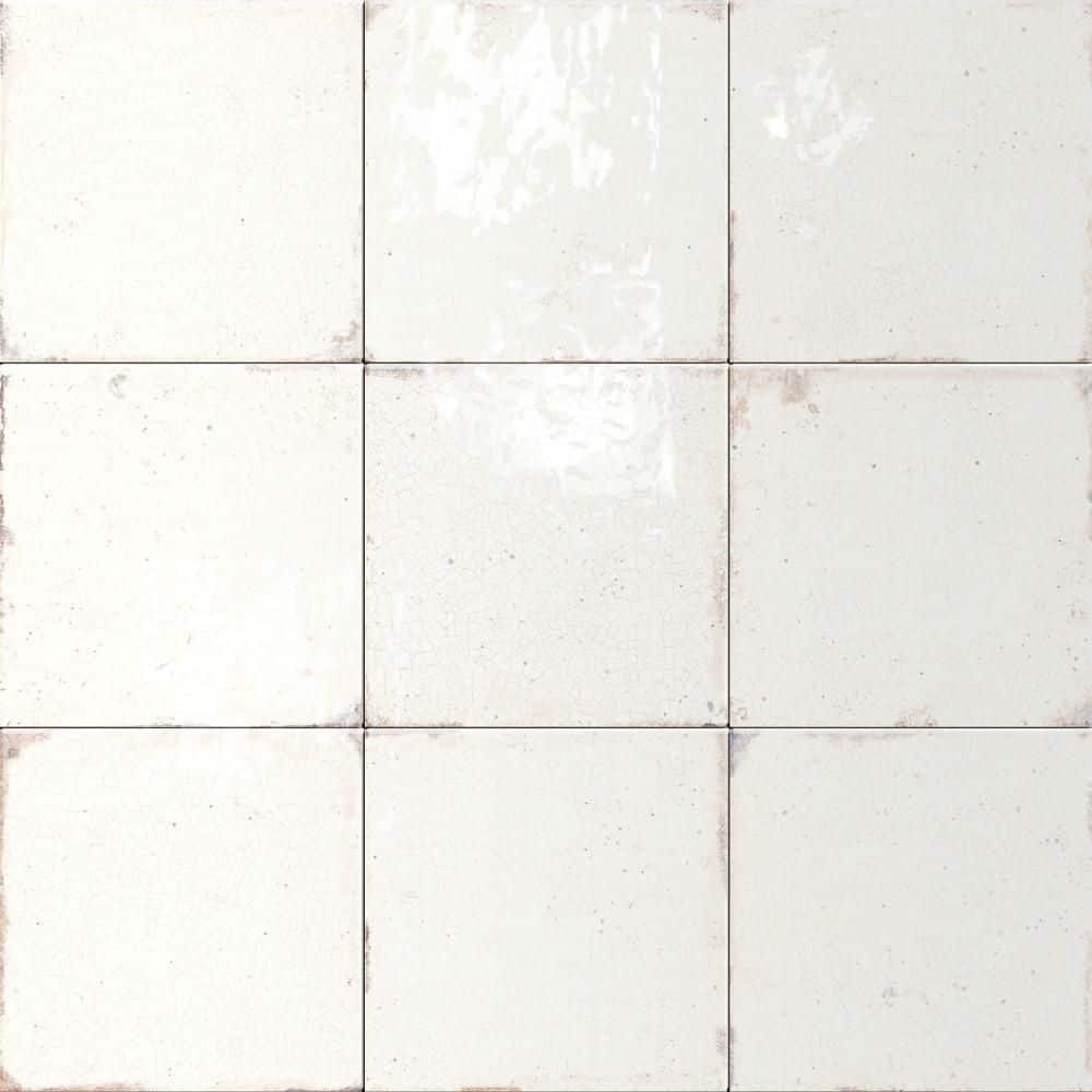 Mayolica White 6 in. x 6 in. Ceramic Wall Tile (6.14 sq. ft. /Case) price history on PriceWatchPro