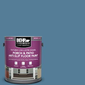 1 gal. #PFC-58 Alpine Sky Textured Low-Lustre Enamel Interior/Exterior Porch and Patio Anti-Slip Floor Paint