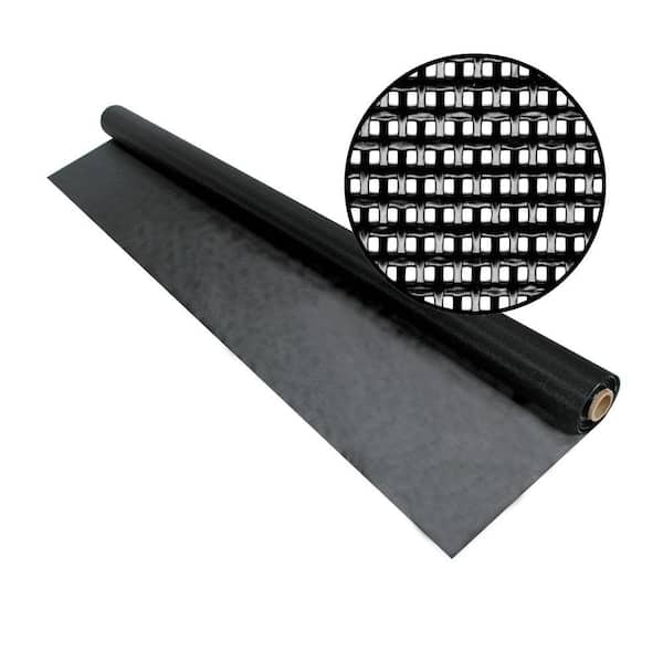 36 in. x 50 ft. Black SunTex 80