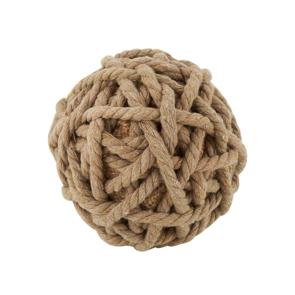 Litton Lane Brown Handmade Jute Woven Orbs & Vase Filler (2- Pack)