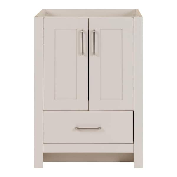 Home Decorators Collection Westcourt 24 in. W x 22 in. D x 34 in. H Bath Vanity Cabinet without Top in Cream