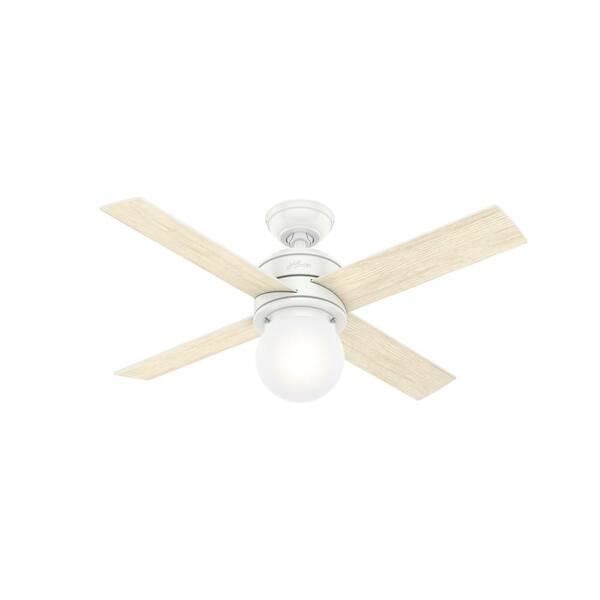 LED Indoor Matte White Ceiling Fan 