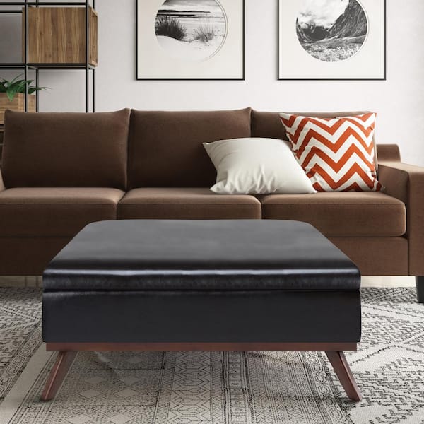 Simpli home owen coffee table storage ottoman hotsell