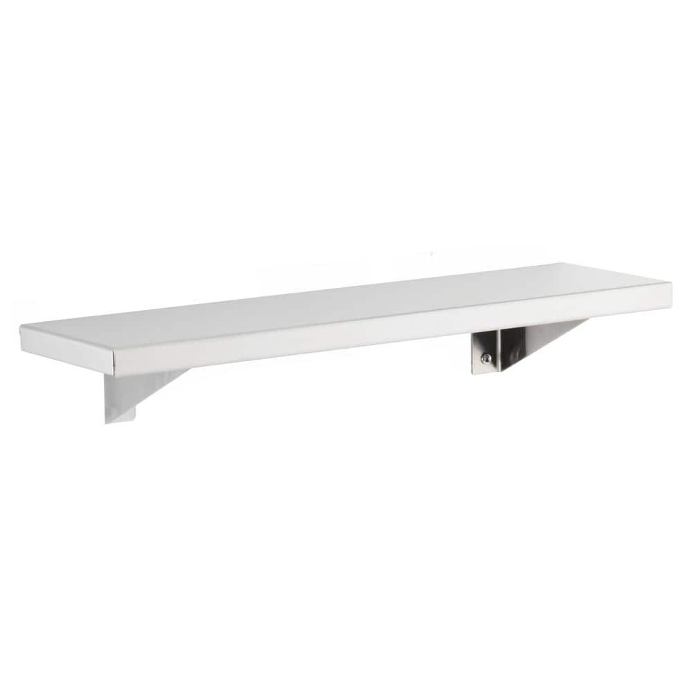 BOBRICK 18 in. L x 8 in. W Stainless Steel Shelf B298x18 The Home Depot