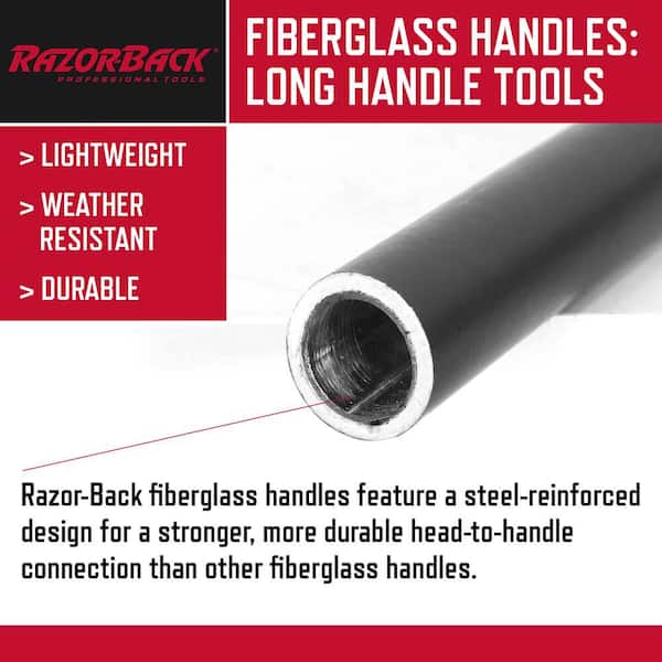 Razor-Back 49 in. Fiberglass Handle Super Socket Digging Razor-Back 49 in. Fiberglass Handle Super Socket Digging