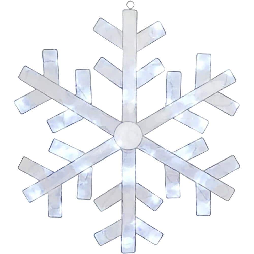 24 in. Christmas Snowflake with Lights