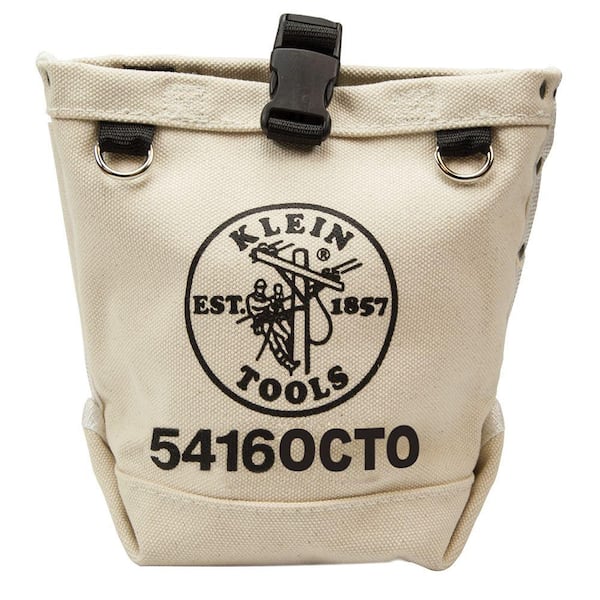 Klein Tools 9.5 in. Bull-Pin and Canvas Bolt Tool Bag with Connection Points