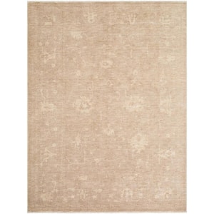 Fetscher Light Brown Traditional 8 ft. x 10 ft. Indoor Area Rug