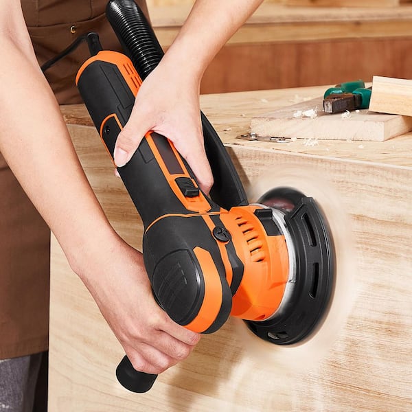 Random Orbital Sander 6 in. Corded DA GA Dual Action Orbital Sander 850 W 7400 PRM Variable Speed Electric Palmsander