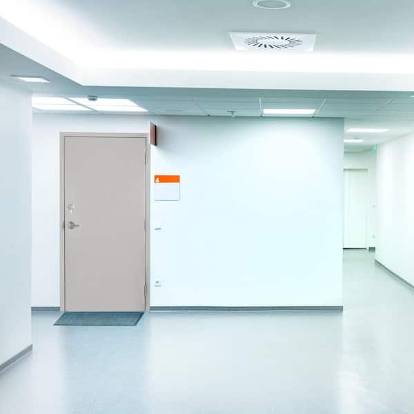 Galvanneal Steel Mill Primed Commercial Door Kit with 90 Minute Fire Rating & Expandable Frame, Mulitple Sizes Available
