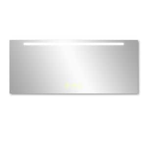 72 in. W x 30 in. H Rectangular Frameless Anti-Fog Wall Mounted LED Light Bathroom Vanity Mirror in Silver