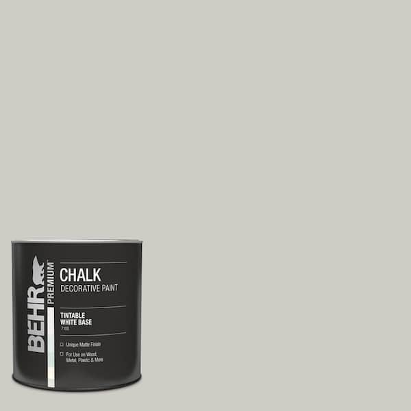 BEHR PREMIUM 1 qt. #PPU26-10 Chic Gray Interior Chalk Decorative Paint