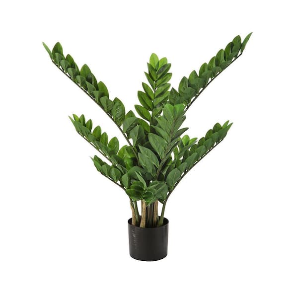 31 in. Artificial Green Outdoor Potted ZZ Plant
