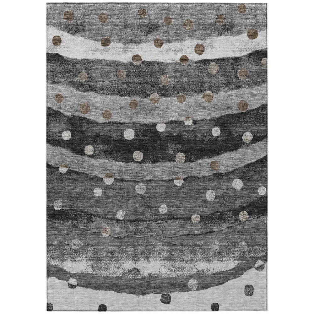 Chantille Machine Washable Indoor/Outdoor Abstract ACN2696 Black 10 ft. x 14 ft. Area Rug price history on PriceWatchPro