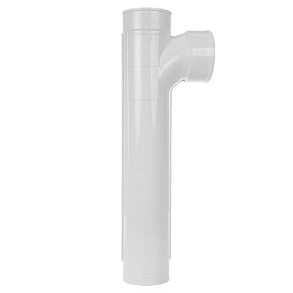4 in. Tank Tee 18 in. Long Baffle White NSF