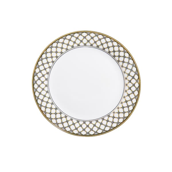 Clearance Silver or Gold Metallic Satin Paper Plates 10.5 Inches OR 8.5  Inches package of 10 