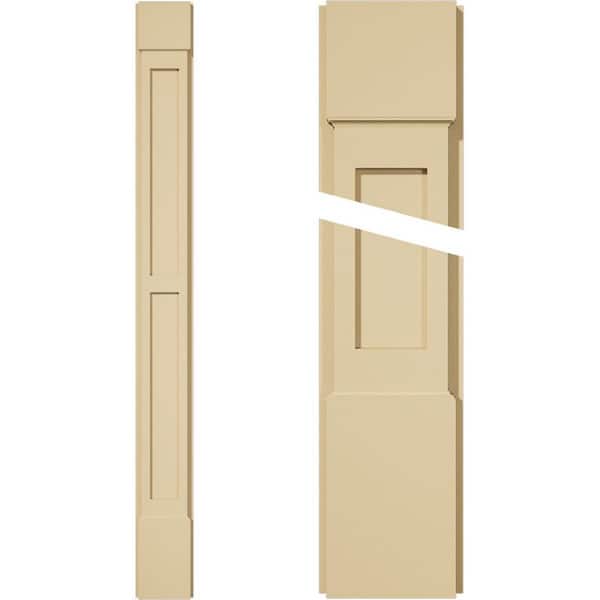Ekena Millwork 2 in. D x 7 in. W x 72 in. L Primed Polyurethane Pilaster 1- Pack
