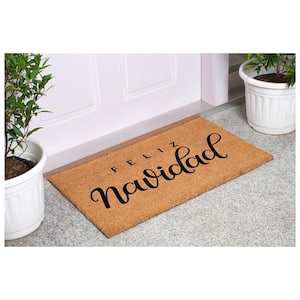 Classic Feliz Navidad Multi-Colored 24 in. x 36 in. Indoor or Outdoor Doormat