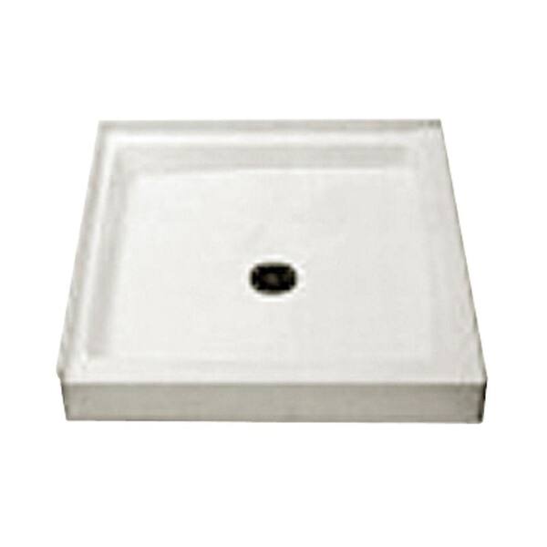 Reviews For Fiat Cascade 36 In X 36 In Double Threshold Shower Floor In White 36wld100 The Home Depot
