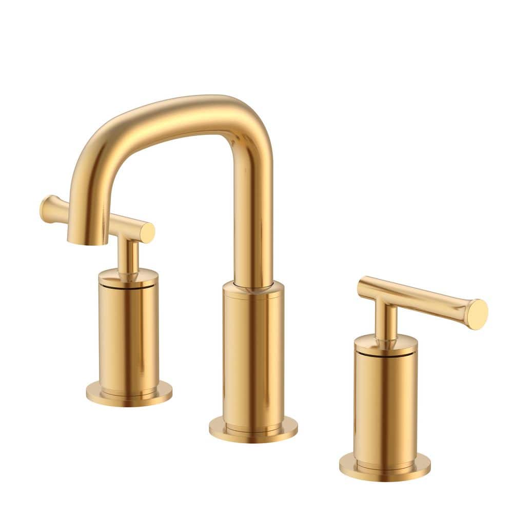 Glacier Bay Lucien 8 in. Widespread 2-Handle Bathroom Faucet with
