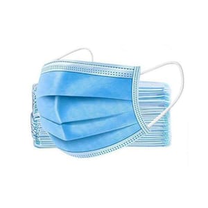 3-Ply Disposable Face Masks (50-Pack)