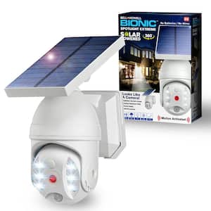 Bionic Spotlight Extreme White Solar Powered Integrated LED Outdoor Motion Sensor Security Flood Light