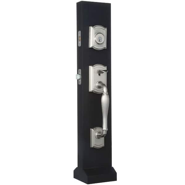 Baldwin Prestige Wesley Single Cylinder Satin Nickel Door