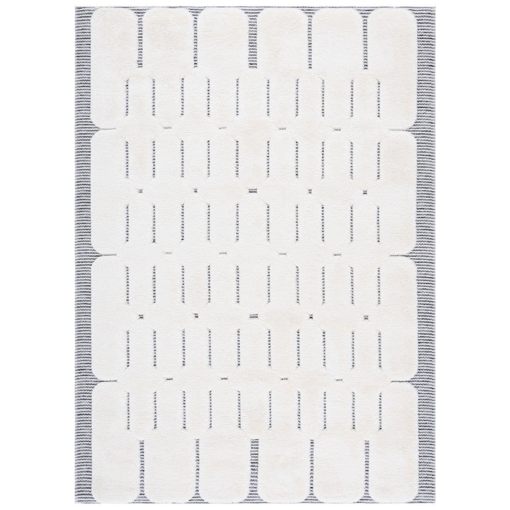Celebrity 4 ft. x 6 ft. Ivory/Gray Abstract Border Area Rug price history on PriceWatchPro