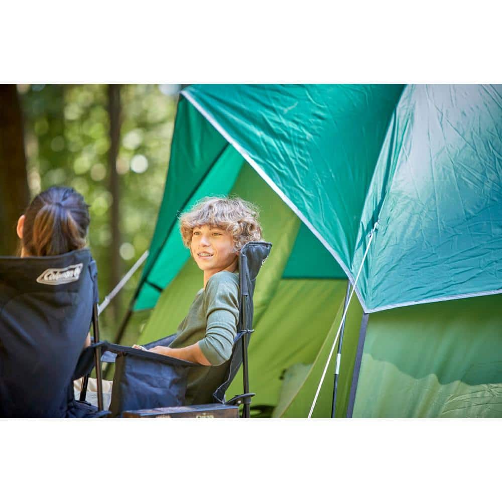 Green Dome 6-Person Weatherproof Camping Tent