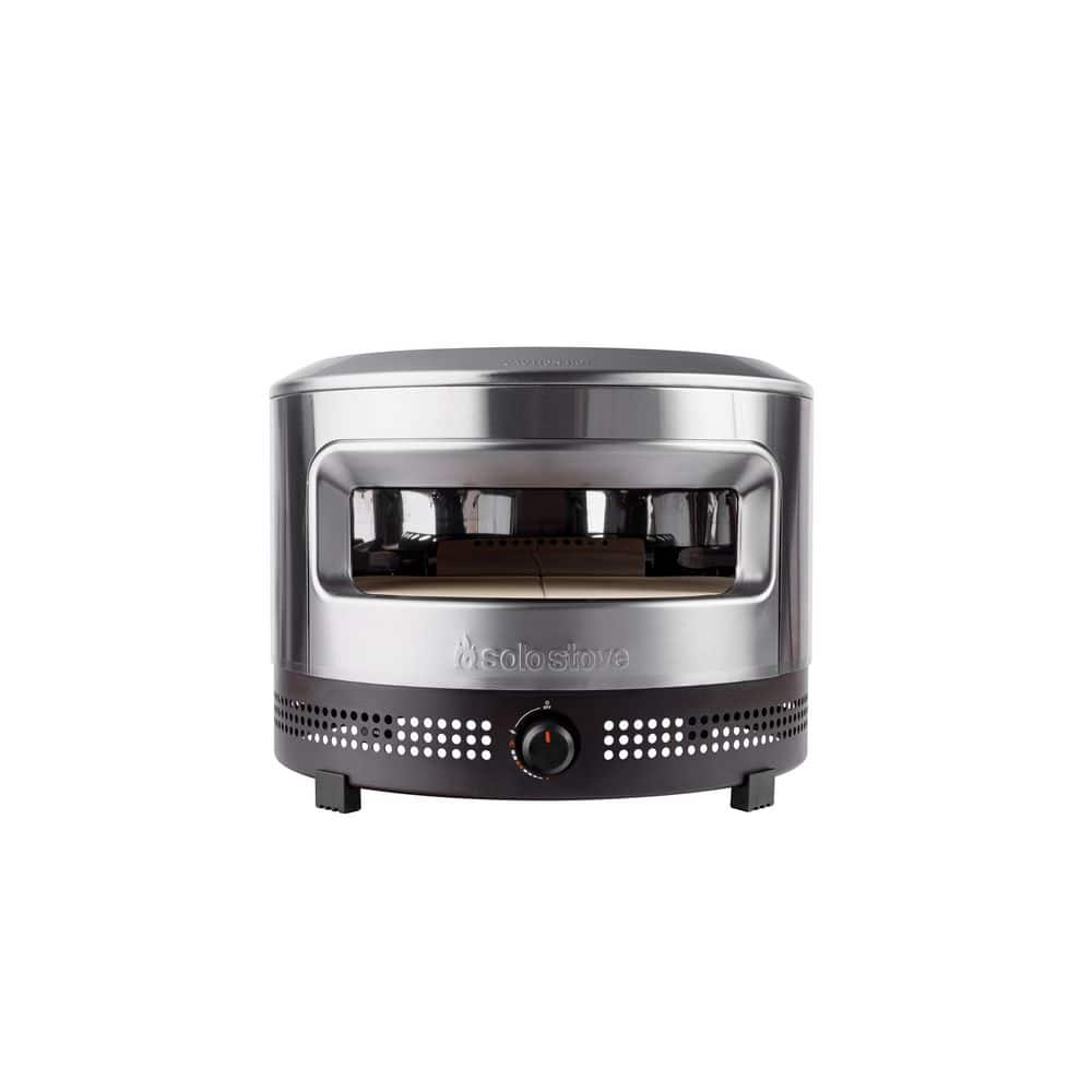 Pi Prime 21 in. x 16 in. Stainless Steel Propane Outdoor Pizza Oven Bundle with IR Thermometer and Stainless Peel