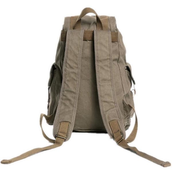 Vagarant 20 in. Gray Large Sport Washed Canvas Backpack C04GRY