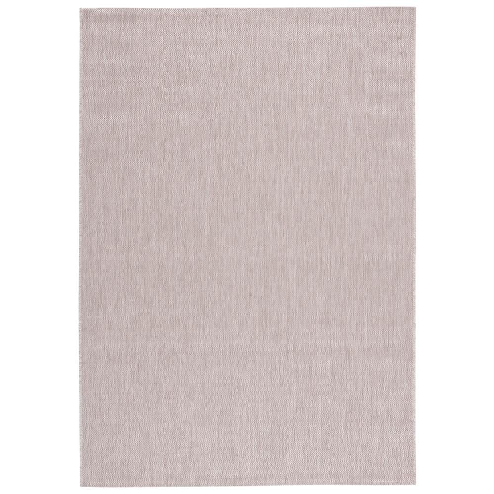 Beige Rectangular Stain-Resistant Synthetic Area Rug