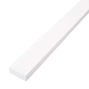 1 in. x 2 in. x 8 ft. Primed Finger-Joint Pine Trim Board (Actual Size: 0.719 in. x 1.5 in. x 96 in.) (15-Piece per Box)