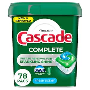 Complete ActionPacs Fresh Scent Dishwasher Detergent with Dawn (78-Count)