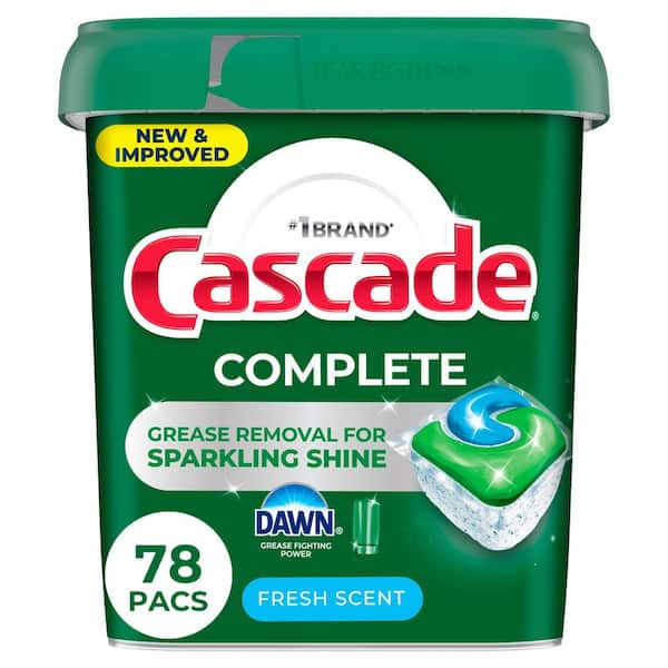 Complete ActionPacs Fresh Scent Dishwasher Detergent with Dawn (78-Count)