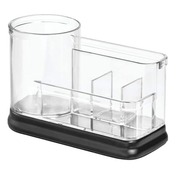 iDesign Vanity Center Clear/Matte Black
