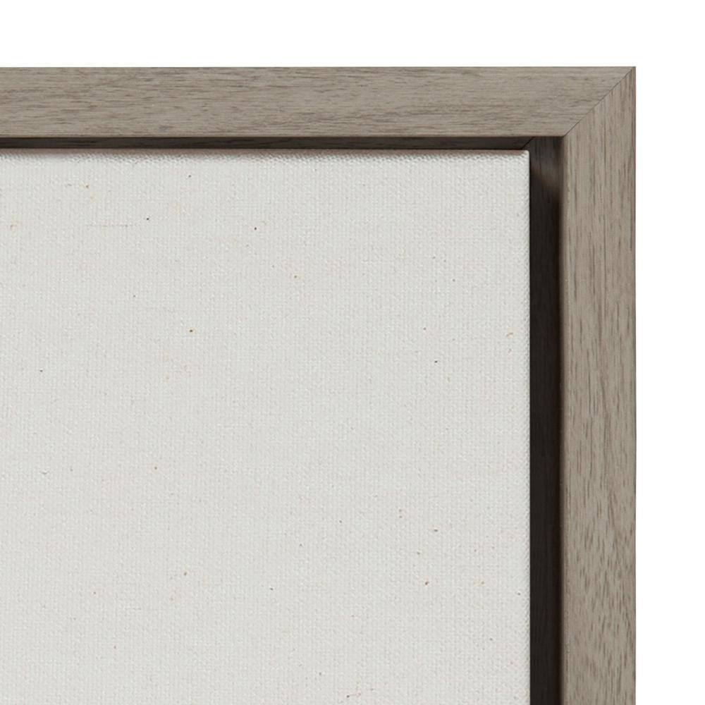 Sylvie Barn 2 Gray Framed Canvas Wall Art, 18" x 24"