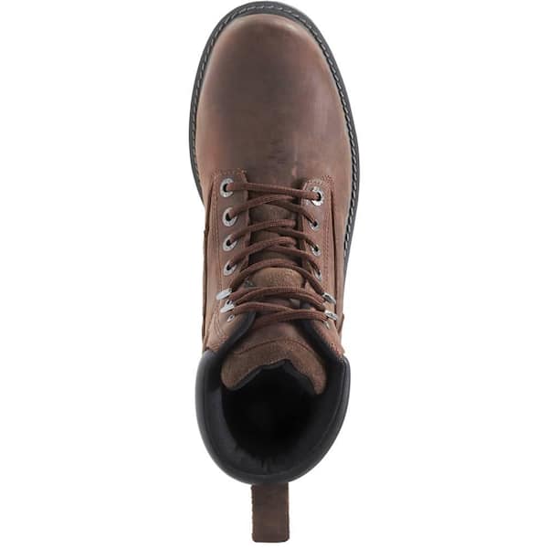 Wolverine Floorhand WP Waterproof Work Boots Men\'s 11 Brown Leather Soft Toe Wolverine Floorhand WP Soft Toe Boot 6 - Blk – Steel Toes main image 4