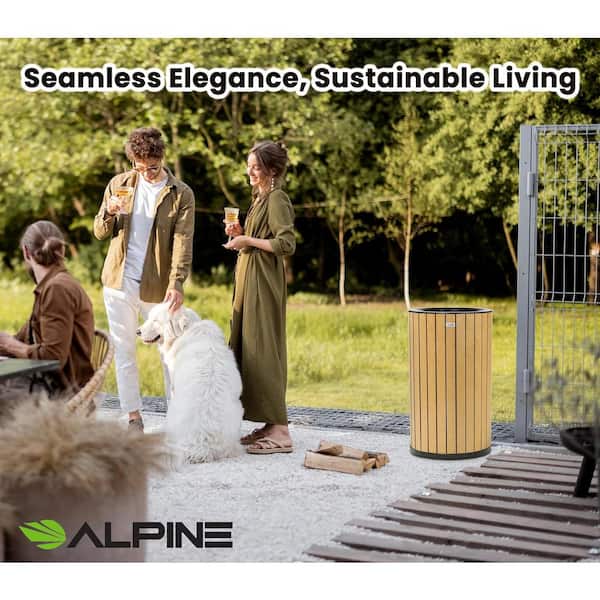 Alpine Industries 32 Gal. Cedar All-Weather Steel Commercial