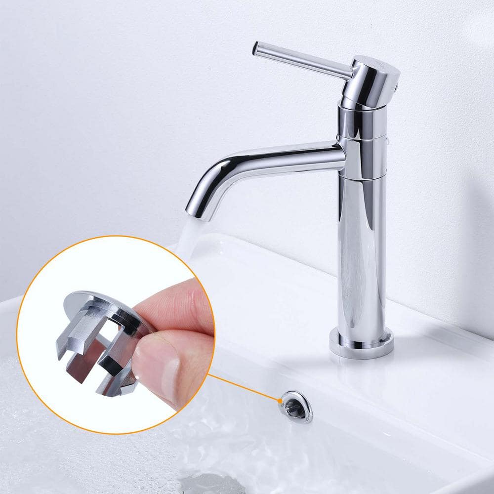 Chrome Plastic Bathroom and Kitchen Sink Overflow Ring Set