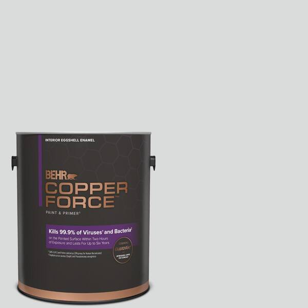 COPPER FORCE 1 gal. #PPU26-14 Drizzle Eggshell Enamel Virucidal and Antibacterial Interior Paint & Primer